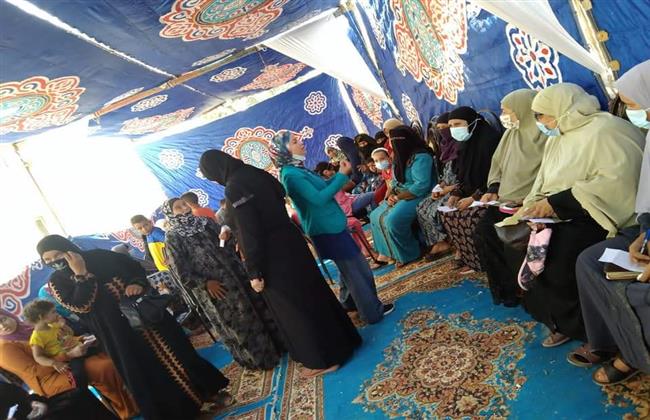 قافلة سكانية شاملة بقرية  البستان بالدلنجات