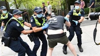   شرطة أستراليا تعتقل 94 متظاهرًا في ولاية فيكتوريا