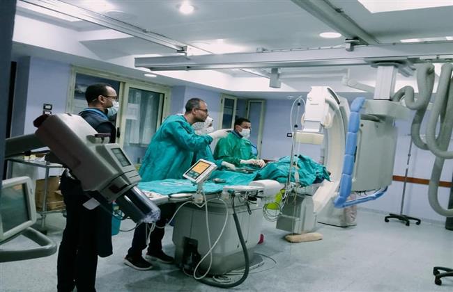 إجراء أول عملية قسطرة مخية بنجاج بمستشفي قنا العام 