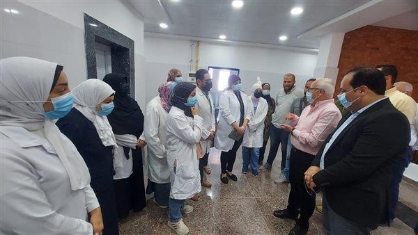 محافظ بورسعيد يتفقد الاستعدادات النهائية لافتتاح مستشفى الصدر