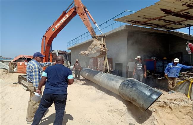 رئيس جهاز «النوبارية الجديدة» يتفقد محطة معالجة الصرف