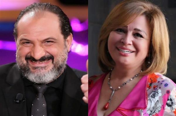 إلهام شاهين لـ خالد الصاوي: أنت مجنون رسمي