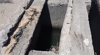 سقوط أسرة كاملة في بيارة صرف صحي بالمنيا