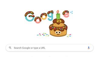   بـ تورتة وبلالين.. جوجل يحتفل بميلاده الـ23