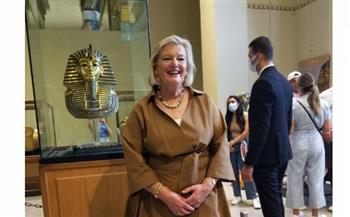   ​وزيرة الهجرة الهولندية في ضيافة المتحف المصري بالتحرير 
