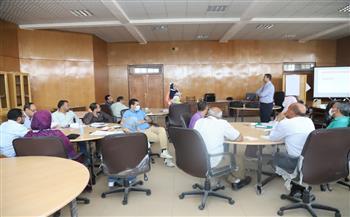تواصل فاعليات البرنامج التدريبي لمشروعات الايزو بجامعة جنوب الوادى 