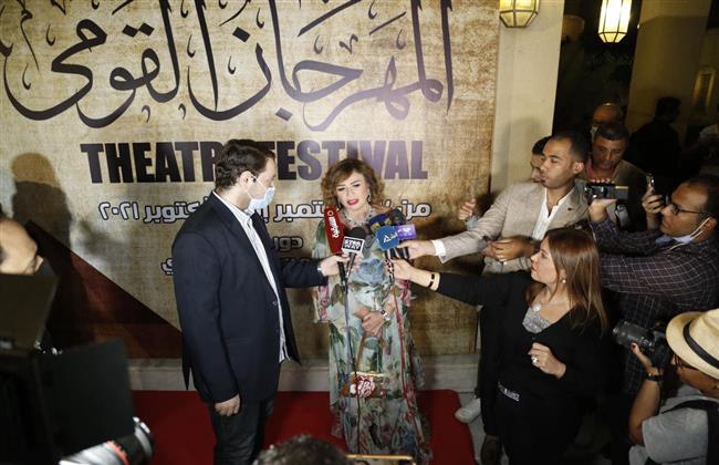 توافد النجوم في حفل افتتاح «المهرجان القومي للمسرح المصري»