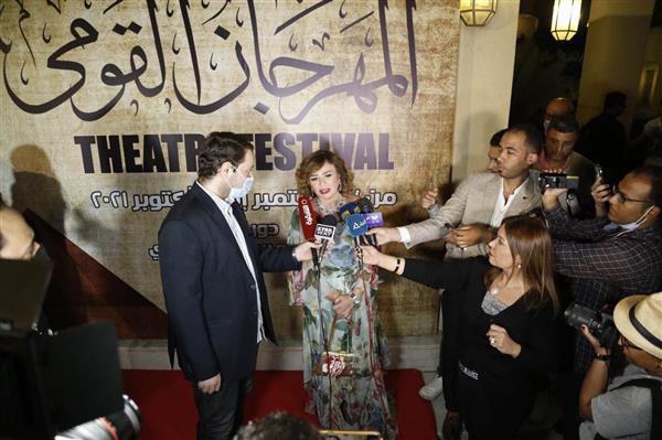 توافد النجوم في حفل افتتاح «المهرجان القومي للمسرح المصري»
