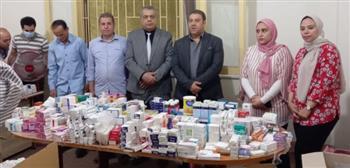 ضبط ٣٤٩٨ صنف أدوية مجهولة المصدر بالبحيرة