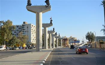 «المرور» يعيد فتح شارع يوسف عباس بعد الانتهاء من رفع كمرات المونوريل 