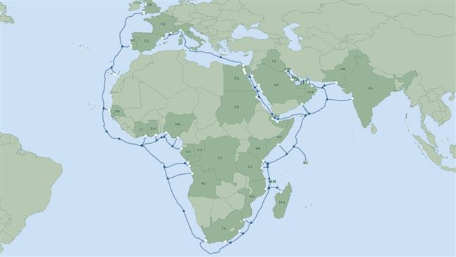 أطول  كابل بحري في العالم.. مد 2Africa إلى الخليج العربي والهند وباكستان 