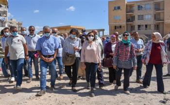  نائب محافظ الإسكندرية تتفقد تجهيزات بدء مشروع إنشاء السوق الحضاري بمساكن الناصرية