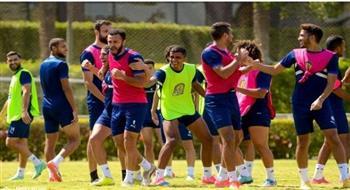 فقرة ترفيهية في مران الزمالك