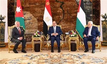   القمة الثلاثية بين مصر والأردن و فلسطين تتصدر صحف القاهرة