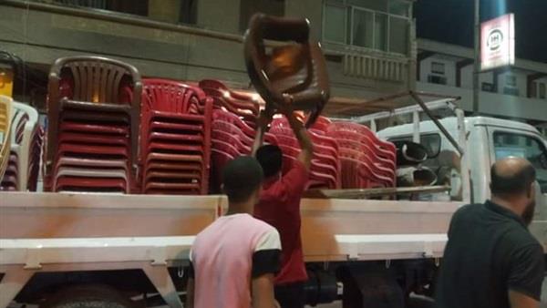 رفع   ٧٠٥ حالة اشغال طريق مخالفة بنطاق ٦ مراكز  بالبحيرة  