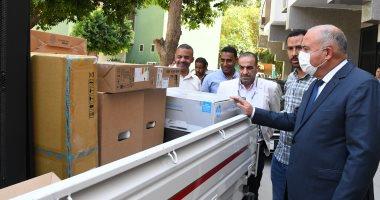محافظ قنا يتفقد معدات وأجهزة وحدة نظم المعلومات الجغرافية  (GIS)
