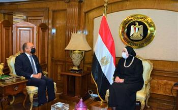   وزيرة التجارة تبحث مع سفير الأردن تعزيز التعاون الاقتصادي المشترك