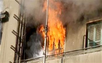   بالفيديو| النيران تلتهم شقة فى المهندسين