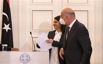   وزيرة الخارجية الليبية ونظيرها اليوناني يبحثان تعاون متكامل  