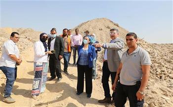   وزيرة البيئة: بدء أعمال السيطرة على مقلب الطوب الرملي تمهيدا لغلقه