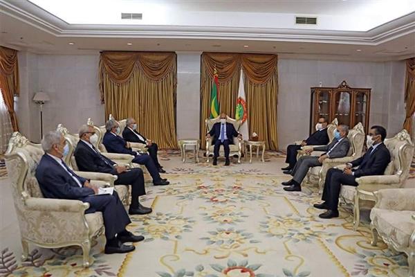 وزير الخارجية الجزائرى يلتقى رئيس موريتانيا