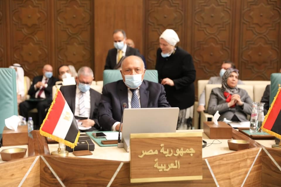 نص كلمة شكري أمام الدورة العادية 156 لمجلس جامعة الدول العربية