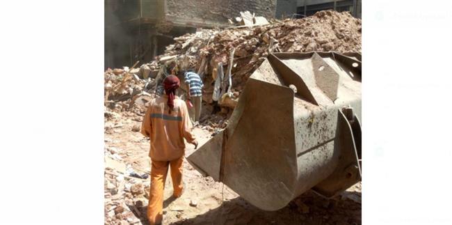 إحدى سكان عقار شبرا المنهار: «جهاز بنتي راح فى شربة مية»