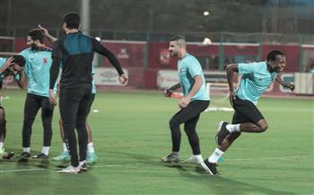   مران الأهلي.. تدريبات بدنية متنوعة للاعبين
