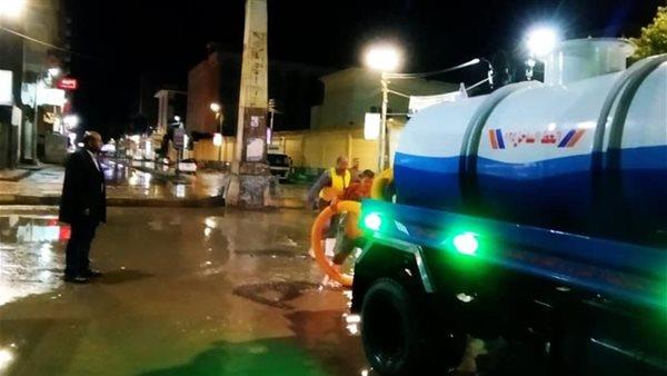 طقس المنيا.. استمرار سقوط الأمطار وتجمعات المياه بالشوارع
