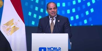 السيسي يدعو دول العالم إلى العمل على تجاوز تحديات البقاء وإنهاء الأزمات الراهنة