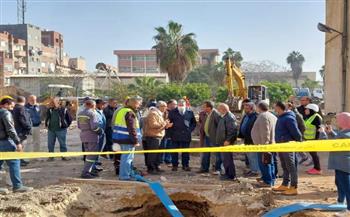   رئيس صرف صحى الإسكندرية يتفقد أعمال تطوير محطة «11 شرق»