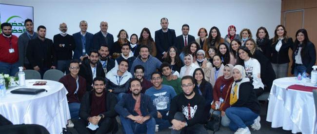 ورشة عمل صديقة للبيئة بالأكاديمية العربية 