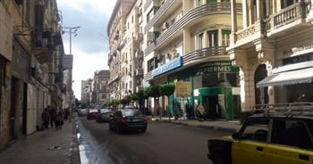 صيانة وإنارة شارع الإسكندر الأكبر وميدان المسلة وحديقة الإسعاف بالاسكندرية 