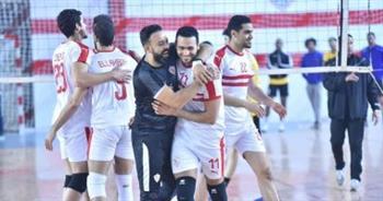 طائرة الزمالك تهزم الطيران 3-1 في الدوري العام