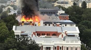   توجيه تهمة الإرهاب للمشتبه به فى حريق برلمان جنوب إفريقيا
