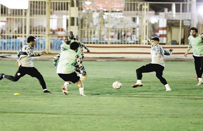 تدريبات تكتيكيه للاعبى الزمالك استعدادًا لكأس الرابطة 