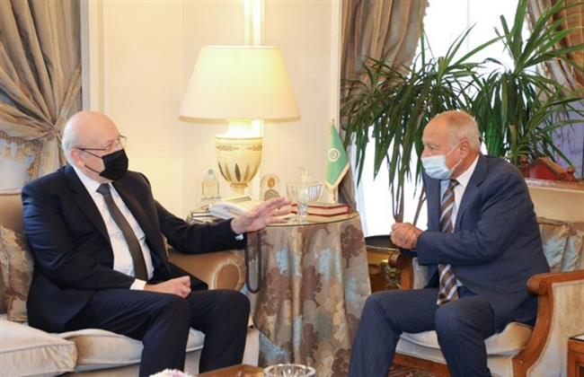 أبو الغيط يلتقي ميقاتي في شرم الشيخ ويشيد بمستوى تنظيم منتدى شباب العالم