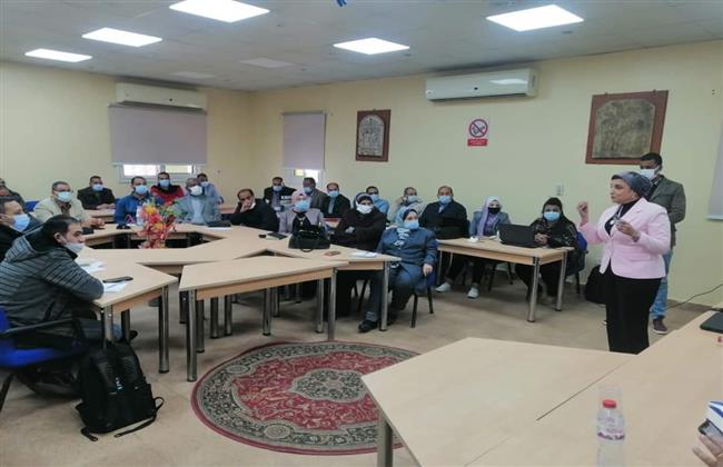 مياه قنا تناقش الخطة الاستراتيجية لمشروع الدعم الفني للحلول المتكاملة للمياه 