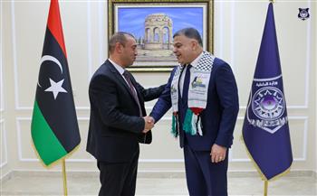   وزير الداخلية الليبي يبحث مع القائم بالأعمال بسفارة فلسطين أوضاع الجالية الفلسطينية