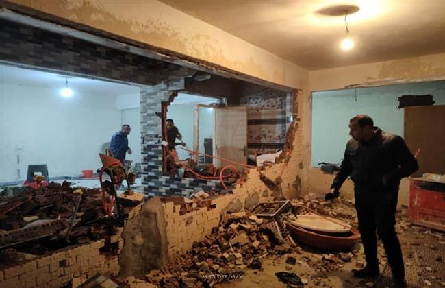 الجيزة: ضبط وإزالة أعمال تحويل جراجات لمحلات بحدائق الأهرام