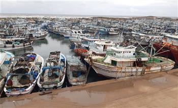   إغلاق ميناء البرلس بكفر الشيخ