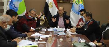 مياه أسيوط تناقش الجدول الزمنى والموقف التنفيذي لـ٧مراكز 