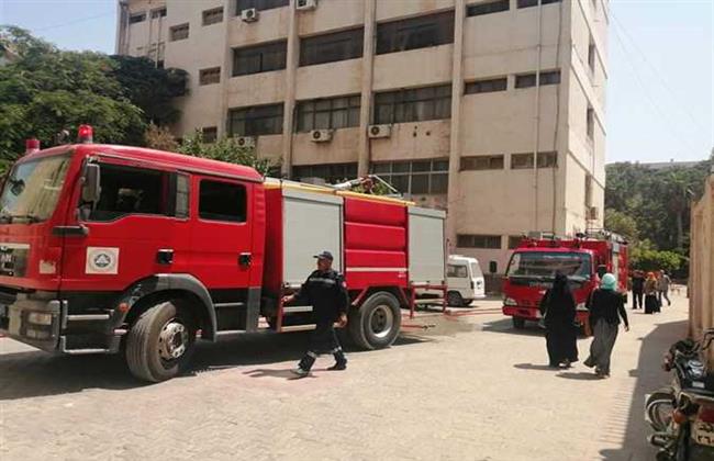 السيطرة على حريق معهد الكبد 