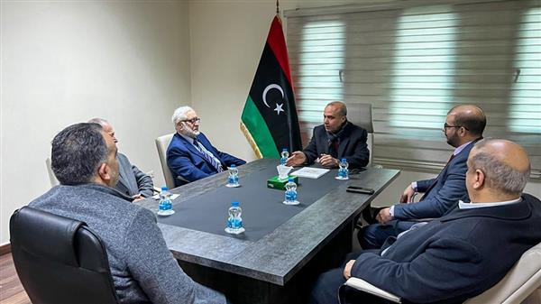 عبدالله اللافي يبحث مع المجلس الأعلى للدولة ملف المصالحة الوطنية الليبية