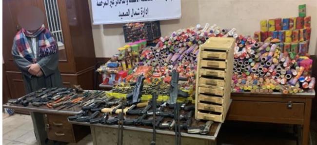 حبس شخص لادراته ورشة لاصلاح الاسلحة النارية بدون ترخيص ببني سويف 