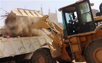 رفع 160 طن مخلفات خلال حملة بمدينة أبو حمص فى البحيرة
