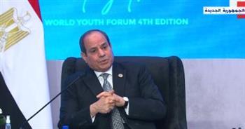 السيسي: التعليم المتطور يساهم في بناء عقلية ذات معرفة