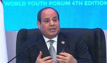 الرئيس السيسي: حجم الحركة في مصر متسارع جدا