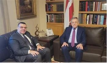   سفير مصر في بيروت يبحث مع السنيورة تطورات الأوضاع الإقليمية