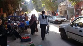 مواصلة حملات إزالة الاشغالات والاعلانات بـ٣مراكز فى أسيوط  